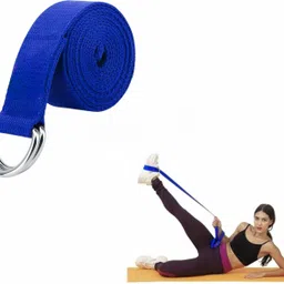 shopeleven Cotton Yoga Strap for Flexibility & Workout Belt for Men & Women Support Cotton Yoga Strap-picture-21