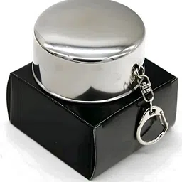 zenex store Folding Glass Travel Mug Cup Glass Glass Water/Juice Glass image 1