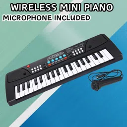 sacro (Piano Keyboard) Toy with 37 Key, Recording and Mic, Adapter for DC Power E300 (Piano Keyboard) Toy with 37 Key, Recording and Mic, Adapter for DC Power E300 Analog Portable Keyboard-picture-17
