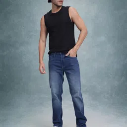 roadster Men Regular Mid Rise Blue Jeans image 4