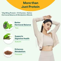 oziva Protein & Herbs for Women |Manage Weight & Metabolism| Reduce Body Fat |No Sugar Whey Protein image 4