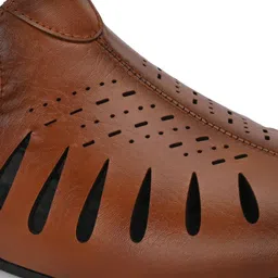 house of pataudi Premium Comfort Mojaris for Men | Formal Wear Slip-on Shoes Mojaris For Men image 5