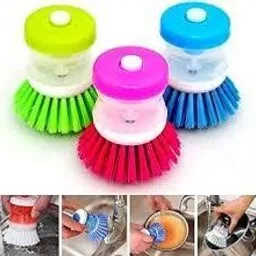 ak traders sink sponge and brush caddy brush PACK OF 3 PCS MULTICOLOR Plastic Wet Brush-picture-13