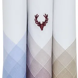 Allen Solly Mens Cotton Color Border ["Multicolor"] Handkerchief image 2