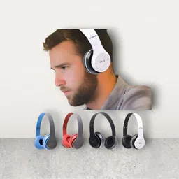 house of common Wireless Headphones with Aux Compatibility and 3D Audio Mapping_0T Bluetooth & Wired Headset image 1