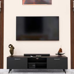 mintwud from pepperfry M5 Tv Console In Black Colour-picture-38