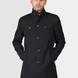 protex Tweed Solid Coat For Men image 5