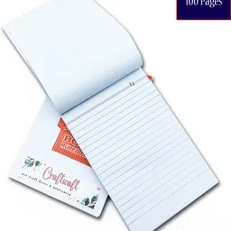 craftwaft Pack of 1 (20x12 CM) Express Duplicate Book,Cash,Credit,Bill,Estimate Memo 100 Sheets(5X8 IN) 2-Part serial number,Perforated(100 Printed+Plain Sheet)Ruled for Shop,Office,Institute-picture-19
