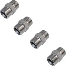 tantia C.P Brass Hex Nipple 1/2 INCH, Pack of 4 Faucet Nozzle-picture-11