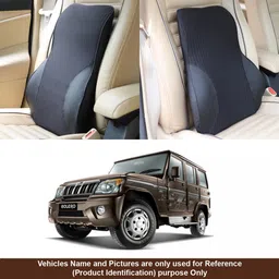 oshotto Black Fabric Car Pillow Cushion for Mahindra-picture-24