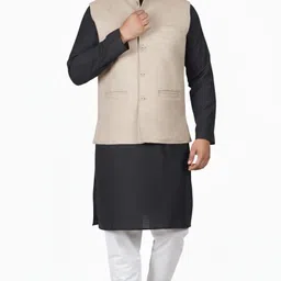 Men Solid Nehru Jacket-image-46