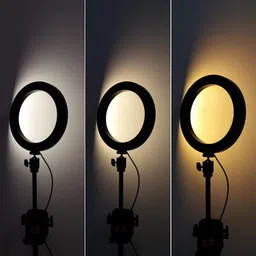 Webilla 10 Inch Ring Light With Tripod Stand In 3 Modes Adjustable Light Dimmable Light For smartphone With Phone Holder For Youtube Tik tok Video Live Photo Studio make up Ring Flash image 4