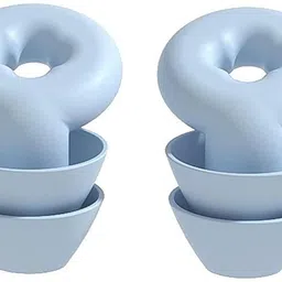 augen Suitable for Sleeping Swimming Studying Traveling Concerts Airplanes (Blue, M3) Ear Plug-picture-23