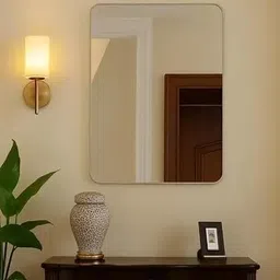 krelix 12 × 18 in Frameless Wall Mirror Bathroom Mirror image 4
