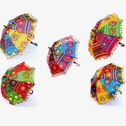 sainjipoint jaipuri decoretion umbrella Umbrella image 3