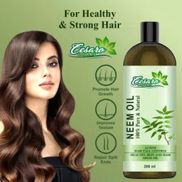 cesaro organics 100% Pure & Natural Neem Oil (Cold Pressed) For Skin & Hair Oil image 3