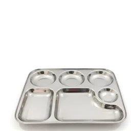 skylone Stainless Steel 6-Compartment Dinner Plate Serving Set-picture-16