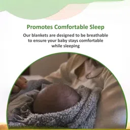 ykinn Embroidered Single Hooded Baby Blanket for Mild Winter image 5