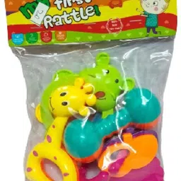 primefair Baby Toys Rattle Set of 4 Pieces for Infants and Toddlers Musical Toys Pack of 4 Rattle image 2
