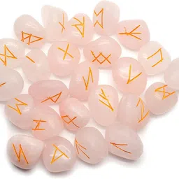 hoseki High Quality Natural Rose Quartz Rune stone Regular Asymmetrical Crystal Stone-picture-10