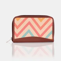 zouk Women Casual, Formal Multicolor Jute Wallet - Regular Size image 5