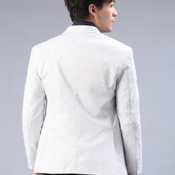 v-mart Men Solid Single Breasted Casual Blazer image 3