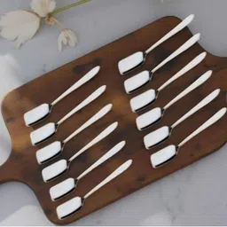 arscart Hniza Heavy Steel Stainless Steel Ice-cream Spoon Set-picture-30