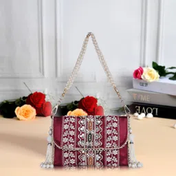 planx Women Maroon Potli-picture-29