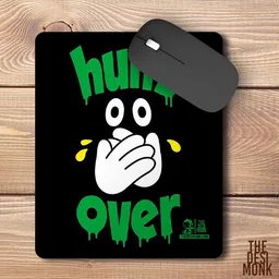 The Desi Monk Hung Over Anti Skid Mouse Pad for Laptops and Computers Non Slip Base Mousepad image 2