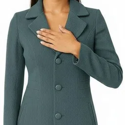 pepzoo Women Solid Double Breasted Casual Blazer-picture-30