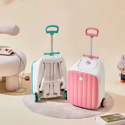 kidopanti Cabin Suitcase (27.8 inch) 2 Wheels - sutecase - Green image 2