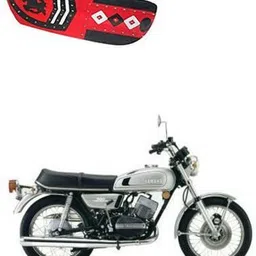 carizo CBIKE8271 Single Bike Seat Cover For Yamaha RX 100-picture-11