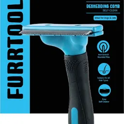 furrtoolz Deshedding Comb Medium - Ultimate Tool for Reducing Shedding in Large Pets Shedding Blade for Dog & Cat-picture-25