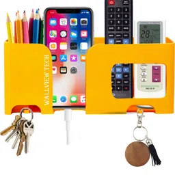 Multi-Purpose Wall Mount Smartphone . AC TV Remote and Key Chain Hanging-image-69