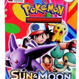 honch Poke-Moon Sun & Moon Edition with 5 Booster Packs Card Game for Kids-picture-18