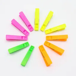 natureway Multicolor Heavy Duty Plastic Cloth Clips | Pack of 12 Plastic Cloth Clips image 2