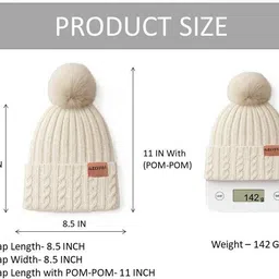 alexvyan Self Design, Woven, Solid Beanie image 5