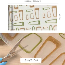 yellow weaves PVC (Polyvinyl Chloride) Drawer Mat image 3