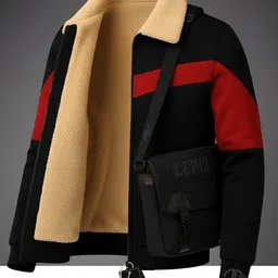 futse peno Men Colorblock Bomber Jacket-picture-10