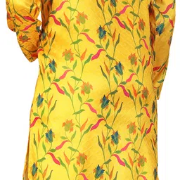 primeicon Men Self Design Jacquard Straight Kurta image 2