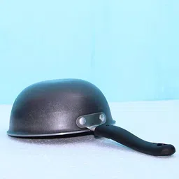 nakshathra Iron Tadka Pan/Fry Pan/thalipu karandi Tadka Pan 16 cm diameter 0.4 L capacity image 2