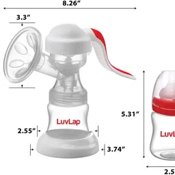 luvlap Manual breast pump- Manual image 2