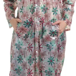 hysar Floral Print Women Raincoat-picture-11