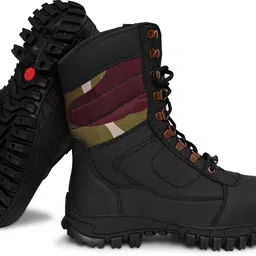 omee gold Tactical Combat Army Boots For Men image 4