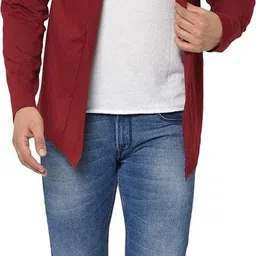 glito Men Asymmetric Full Sleeve Multicolor Shrug image 5