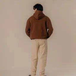 houseofcommon Men Full Sleeve Printed Hooded Sweatshirt image 2