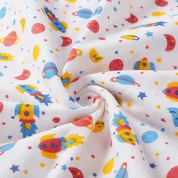 babywish Cartoon Single Swaddling Baby Blanket for AC Room image 3