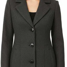 pepzoo Women Solid Double Breasted Casual Blazer-picture-18