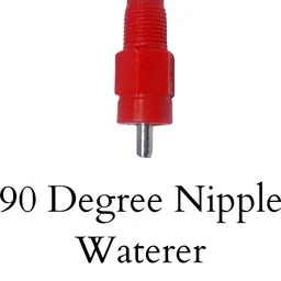 gki poultry GKI 90 degree Nipple Drinker ( Pack of 50) Pet Spa Kit image 2