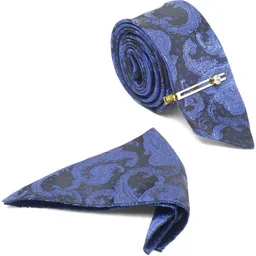 LOUIS STITCH Silk Tie Pin Set image 2